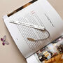'A New Chapter Begins…' Bookmark With Feather Charm, thumbnail 6 of 12