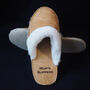 Personalised Handmade Sheepskin Slippers, thumbnail 2 of 6