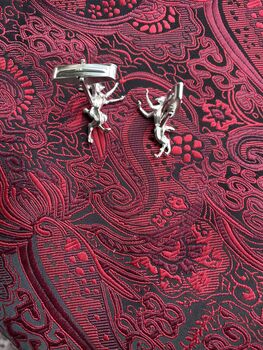 Boxing Hares Cufflinks, 3 of 3
