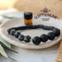Black Labradorite And Lava Bead Diffuser Bracelet, thumbnail 1 of 5