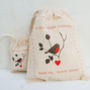 Personalised Christmas Robin Gift Bags, thumbnail 1 of 4
