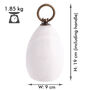 Personalised White Marble Door Stop, thumbnail 2 of 6