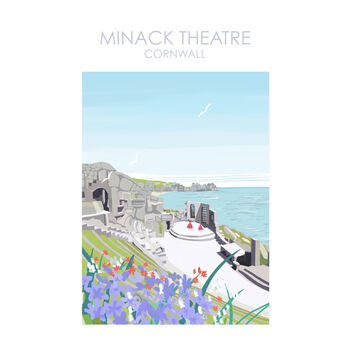Minack Theatre Porthcurno Cornwall Print, 3 of 5