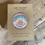 Tipi Save The Date Wedding Magnet, thumbnail 1 of 5