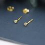 Extra Tiny 2mm Cz Stud Earrings, thumbnail 6 of 12