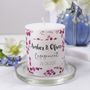 Engagement Personalised Patterned Candle, thumbnail 6 of 10