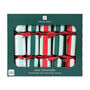 Striped Mini Christmas Crackers Six Pack, thumbnail 1 of 2
