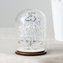 25th Silver Anniversary Personalised Keepsake Dome, thumbnail 2 of 4