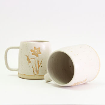 Narcissus Flower Ceramic Mug, 2 of 4