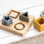 Personalised Wooden Star Silicone Puzzle Toy, thumbnail 4 of 4