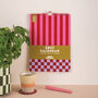 2027 Calendar | Checks And Stripes | A4, thumbnail 1 of 2