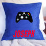 Game Controller Personalised Fleece Cushion, thumbnail 1 of 2