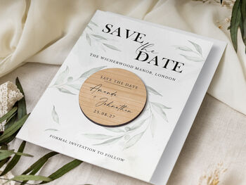 Save The Date Wedding Magnet Cards, 3 of 8