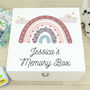 Personalised Pastel Rainbow Children's Keepsake Box, thumbnail 1 of 5