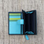 Black Multi Colour Leather Purse Wallet Rfid, thumbnail 10 of 11