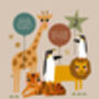 Zoo Safari Theme Digital Party Invitation, thumbnail 2 of 2