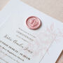 Pink Floral Christening Invitations, thumbnail 6 of 7