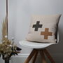 Plus Two Hopton Clay Quilted Cushion, thumbnail 2 of 4