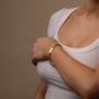 Personalised 18 K Gold Curb Bracelet, thumbnail 3 of 8