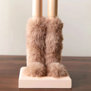 Luxury Handmade Pre Lit Wooden Nutcracker, 50cm, 3 of 5