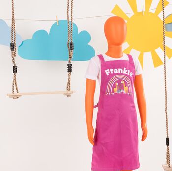 Personalised Giraffe Design Children’s Apron, 5 of 6