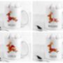 Personalised Reindeer Christmas Mug, thumbnail 2 of 12