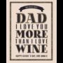 'I Love You More Than Wine' Personalised Wine, thumbnail 2 of 7
