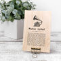 Music Lover Gift Mini Wooden Sign With Hanger, thumbnail 1 of 8