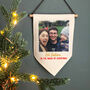 Believe In Christmas Family Photo Decoration Banner, thumbnail 3 of 8