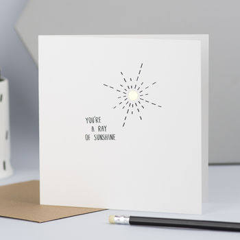 You're A Ray Of Sunshine, Card For Bestie, 2 of 4