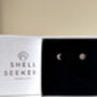 Sun And Moon Sterling Silver Stud Earrings, thumbnail 3 of 5
