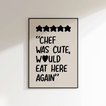 Chef Was Cute Print, 2 of 8