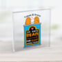 'Bean Married Eight Years' Personalised Acrylic Block, thumbnail 1 of 2