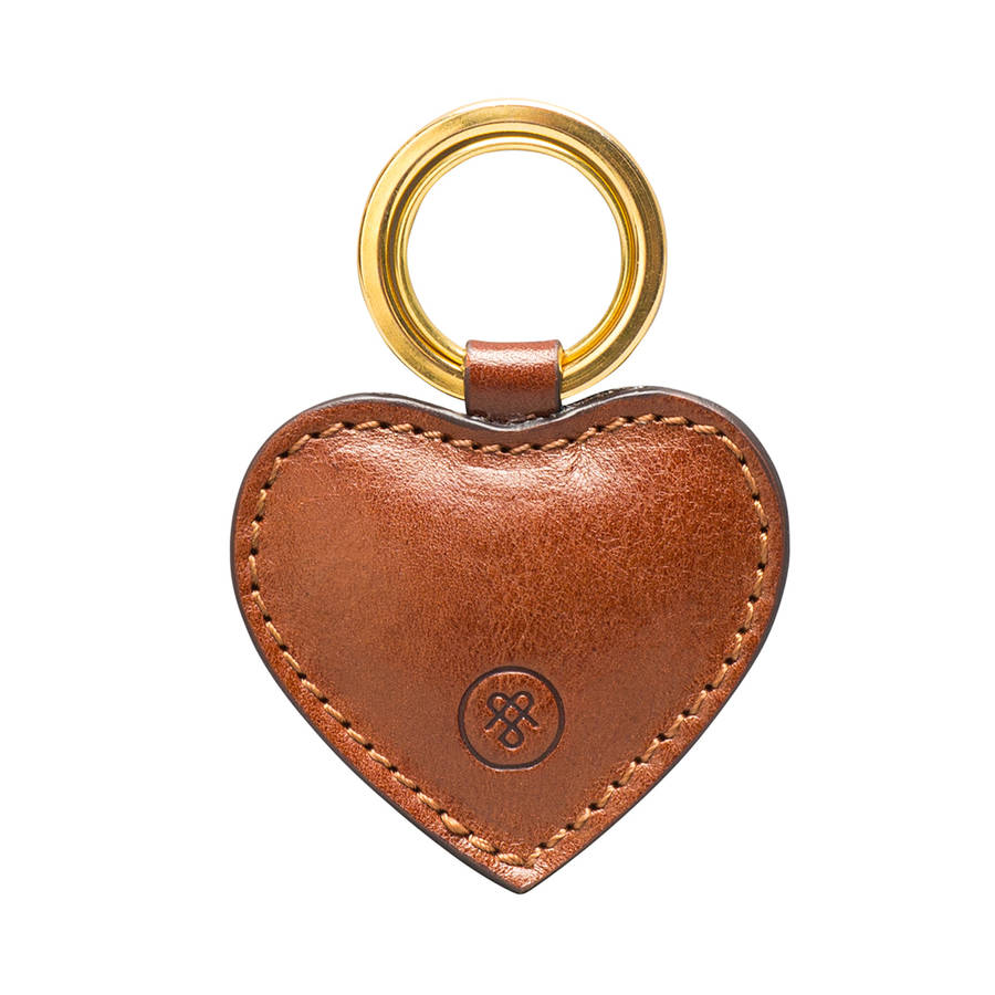 luxury leather heart keyring. 'the mimi' by maxwell scott bags ...