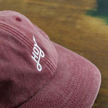 Hoy Explore Dad Hat Vintage Red, 7 of 7