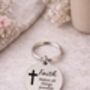 Faith Keyring. Personalised, thumbnail 1 of 2