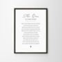 Union Personalised Poem Wedding Print, thumbnail 3 of 11