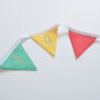 Personalised Felt Bunting Colourful Kids Room Decor, thumbnail 7 of 11
