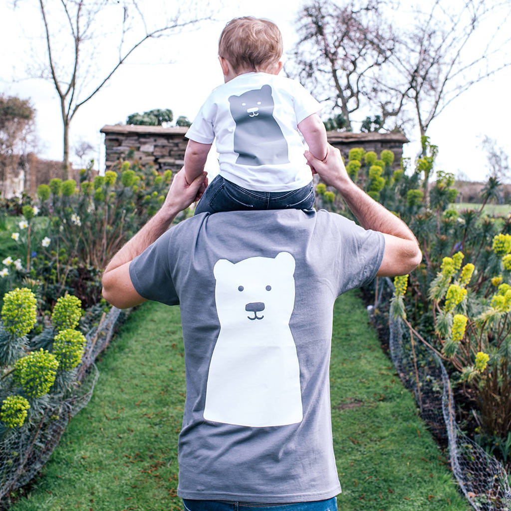 Little Bear Daddy And Me Tshirt Set, 1 of 7