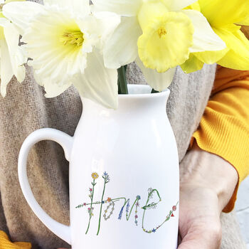 Home Spring Flowers Ceramic Vase, 2 of 4