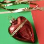 Ruby Red Heart Opening Locket Bauble, thumbnail 1 of 6