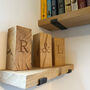 Solid Oak Personalised Bookend, thumbnail 3 of 12