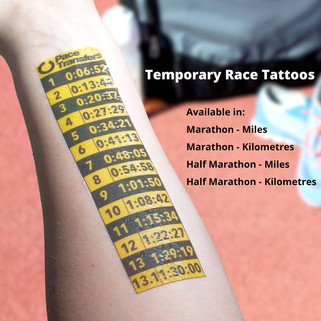Inspiring Half Marathon Tattoo Design