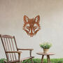 Fox Metal Wall Art Decor For Animal Lovers And Garden Gift, thumbnail 8 of 10