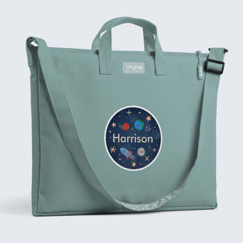 Personalised Space Design Kids Book Bag, 4 of 9
