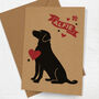 Personalised Card With Any Dog Breed, thumbnail 1 of 1