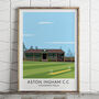 Custom Contemporary Illustration Of Any Cricket Ground, thumbnail 6 of 8