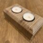 Birchwood Ply Rectangular Tealight Holder, thumbnail 8 of 12