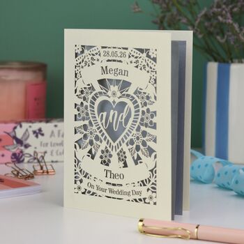 Personalised Wedding Card, 7 of 8