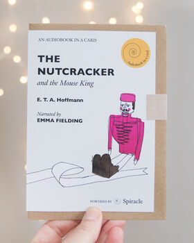 The Nutcracker Audiobook Card Christmas Gift Book Lover, 3 of 12